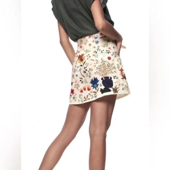 NWT THE KIT. Palampore Cargo Wrap Skirt | Size Large - Picture 7 of 8